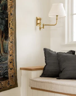 Abbey Silk Fringe Pillow Cover