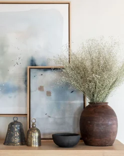 Aged Wood Vase