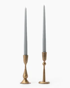 Antique Brass Taper Candle Holder