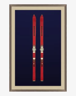 Antique Navy Skis II