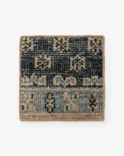 Anya Indigo Hand-Knotted Rug Swatch
