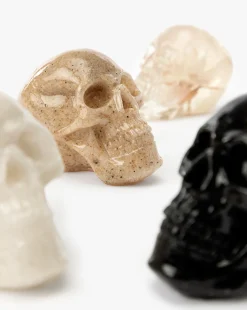 Assorted Resin Skulls (Boxed Set of 4)