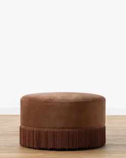 Astrid Fringe Ottoman
