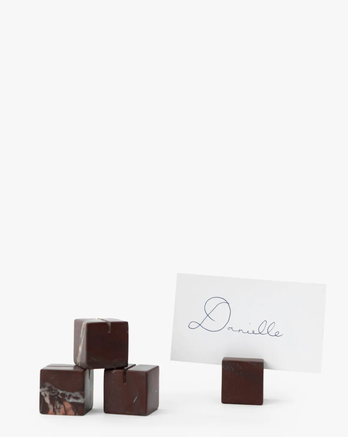 Auburn Marble Place Card Holders (Set of 4)