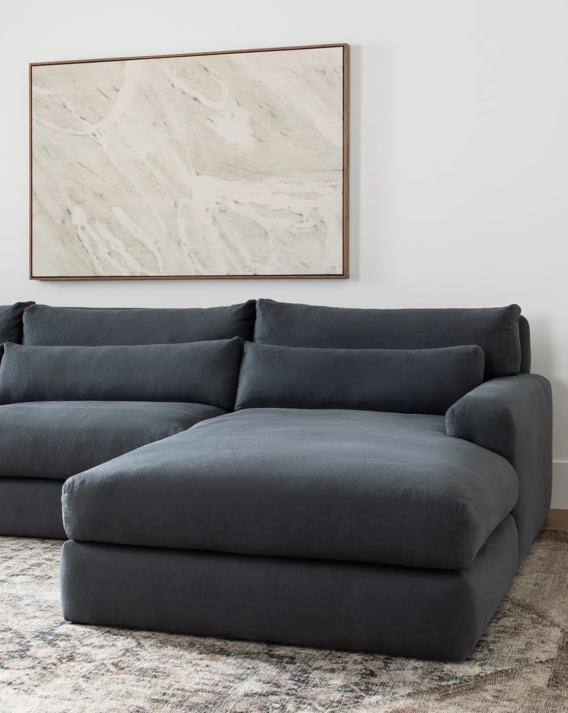 Beckstead Chaise Sectional 128"