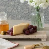 Beige Travertine Footed Serving Board
