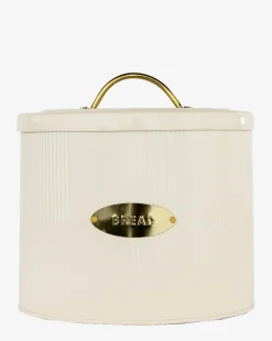 Brass Detailed Metal Bread Box