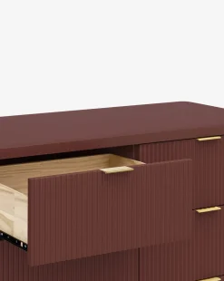 Brimsley Tambour 6-Drawer Dresser