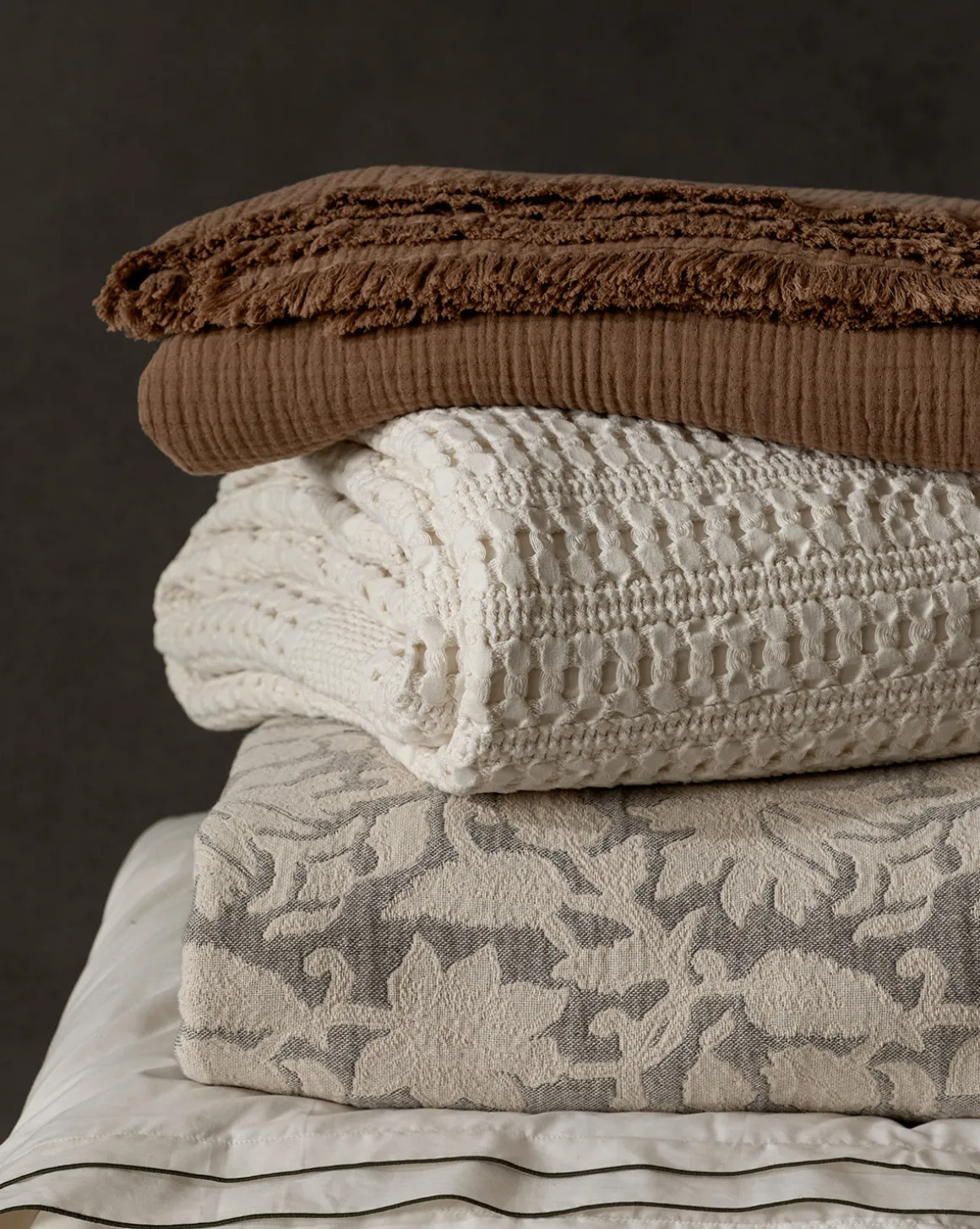 Carnel Waffle Blanket