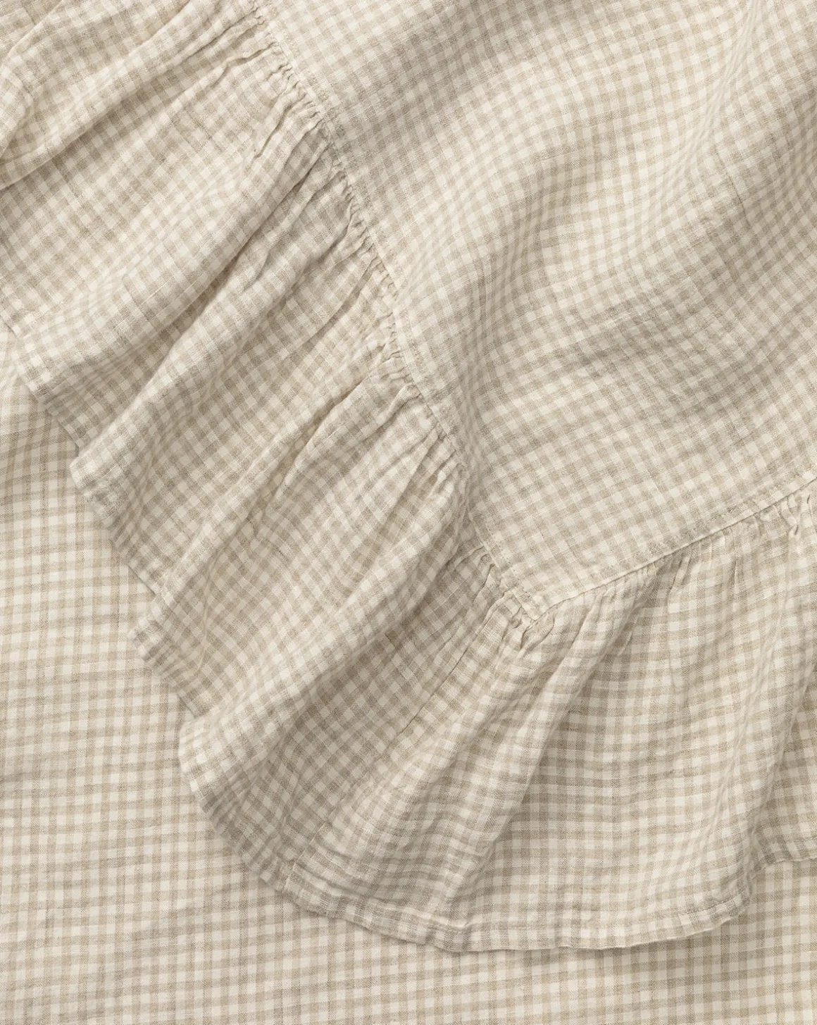 Catania Linen Ruffle Tablecloth