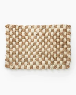 Checker Jute Doormat