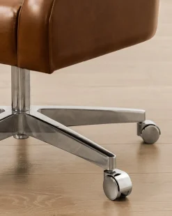 Clemence Leather Desk Chair