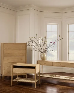 Dana White Oak Console