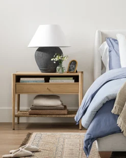 Dana White Oak Nightstand