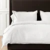 Devlin White Duvet Cover