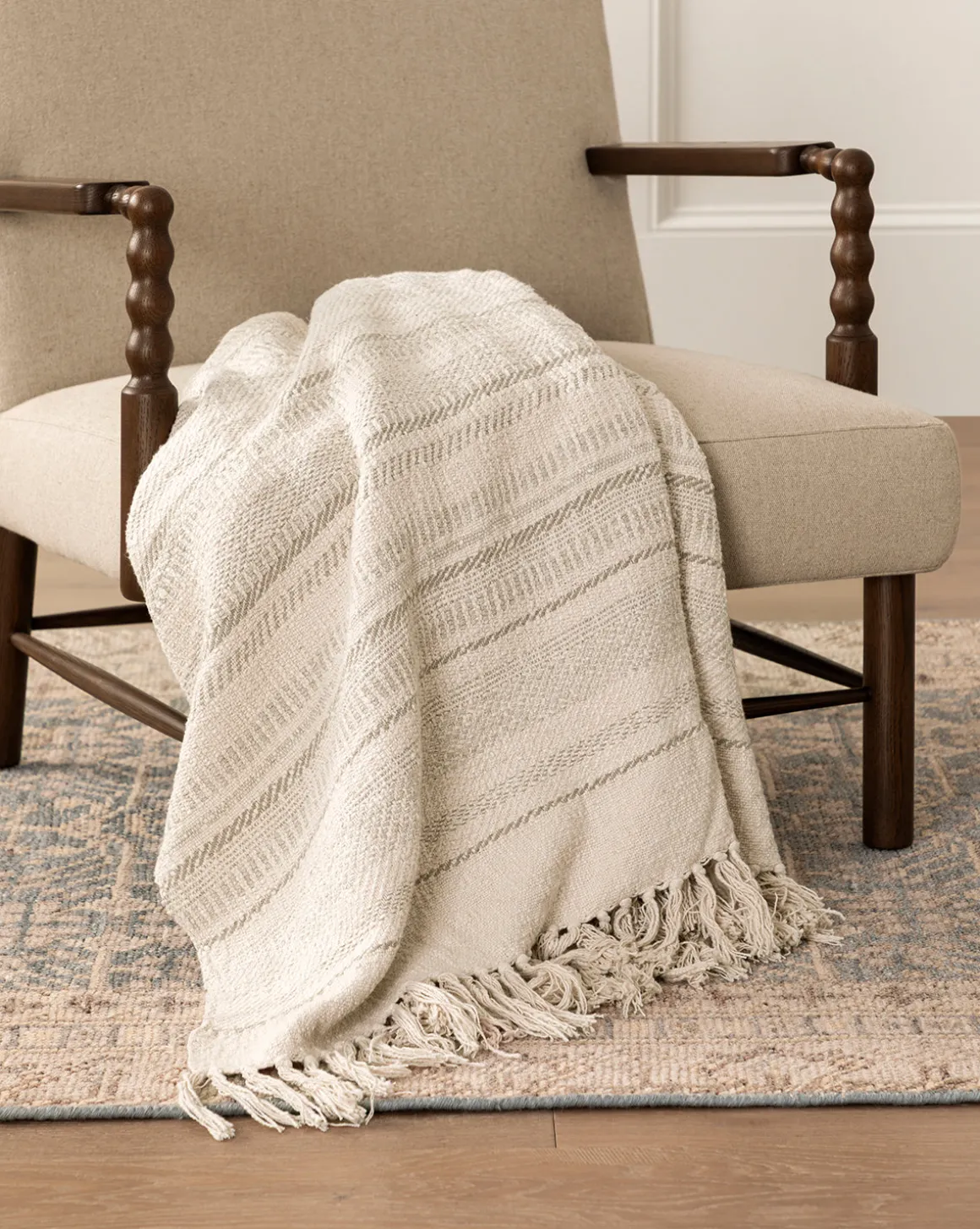 Donahue Striped Throw