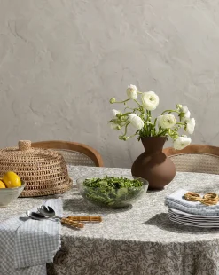 Estelle Block Print Tablecloth