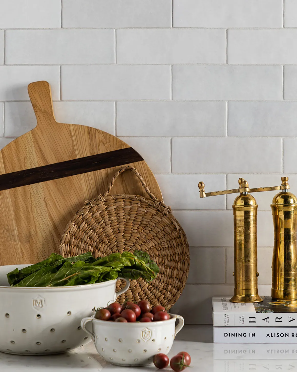 European Brass Pepper Mill