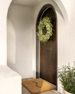 Faux Wild Grass & Eucalyptus Wreath
