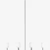 Foxdale Six Light Linear Chandelier
