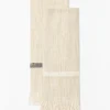 Fringed Striped Tea Towel (Set of 2)