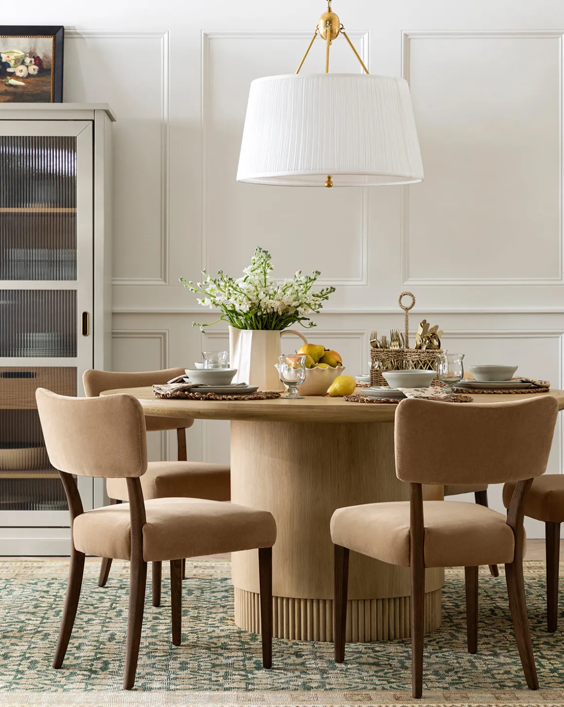 Gilroy Round Oak Dining Table