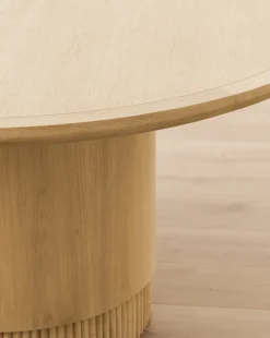 Gilroy Round Oak Dining Table