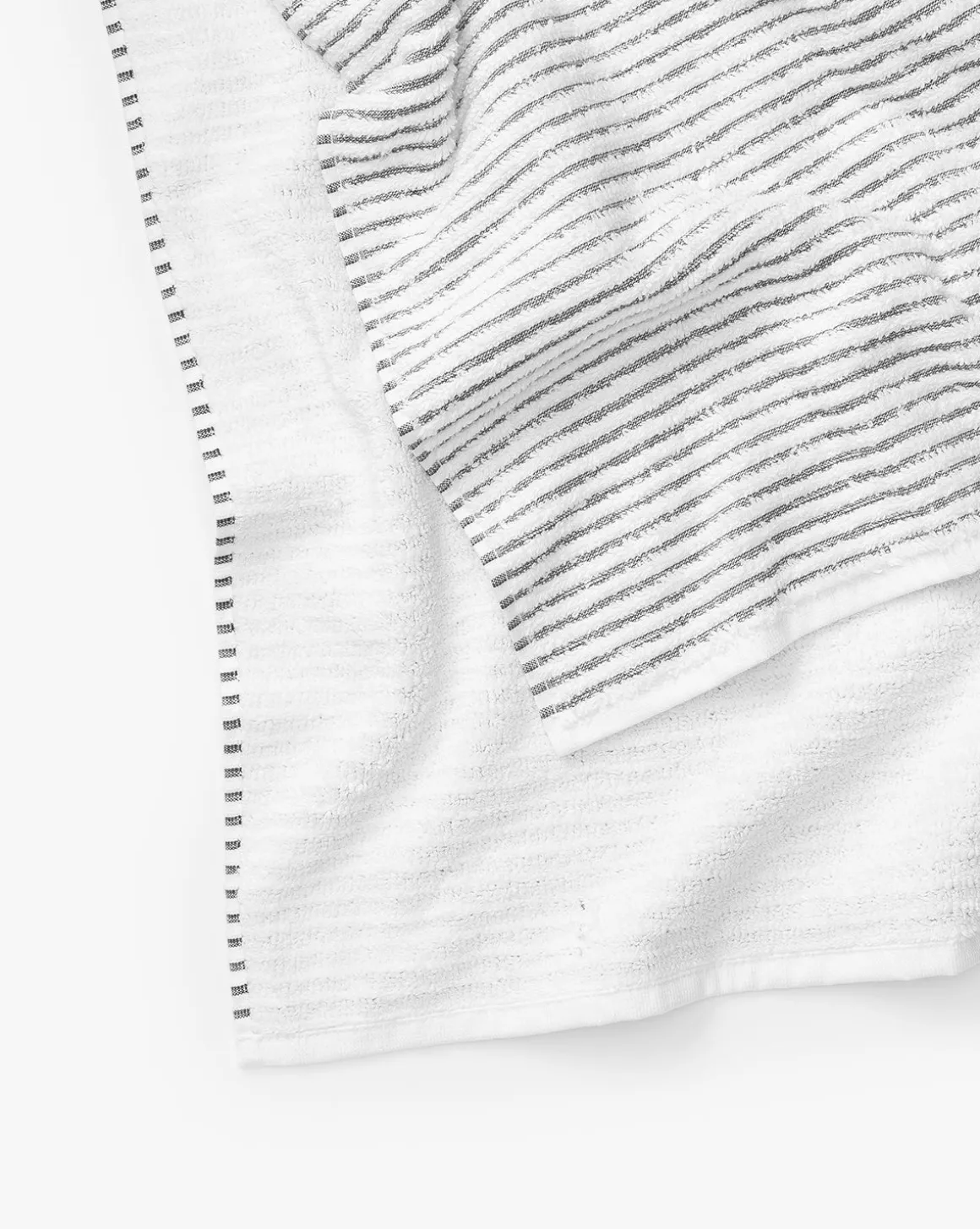 Gray Striped Bath Collection
