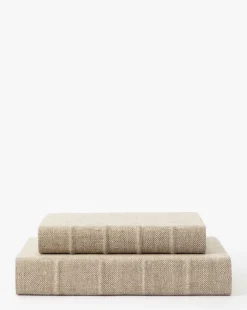 Handcrafted Linen Book