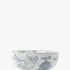 Hand Stamped Botanical Bowl