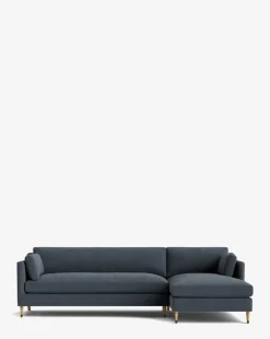 Haverford Upholstered Right Chaise Sectional 113"