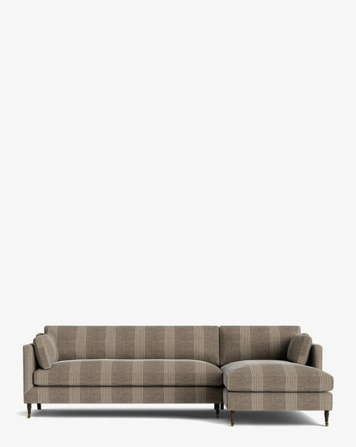 Haverford Upholstered Right Chaise Sectional 113"
