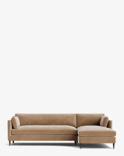 Haverford Upholstered Right Chaise Sectional 113