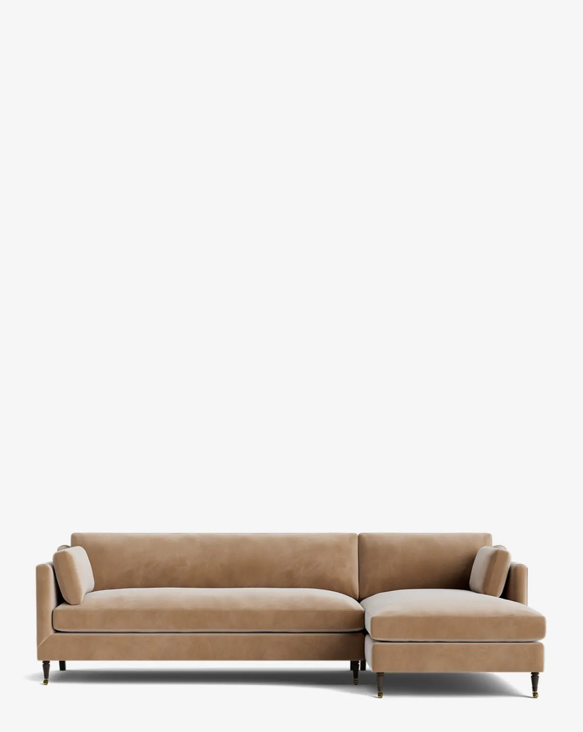 Haverford Upholstered Right Chaise Sectional 113"