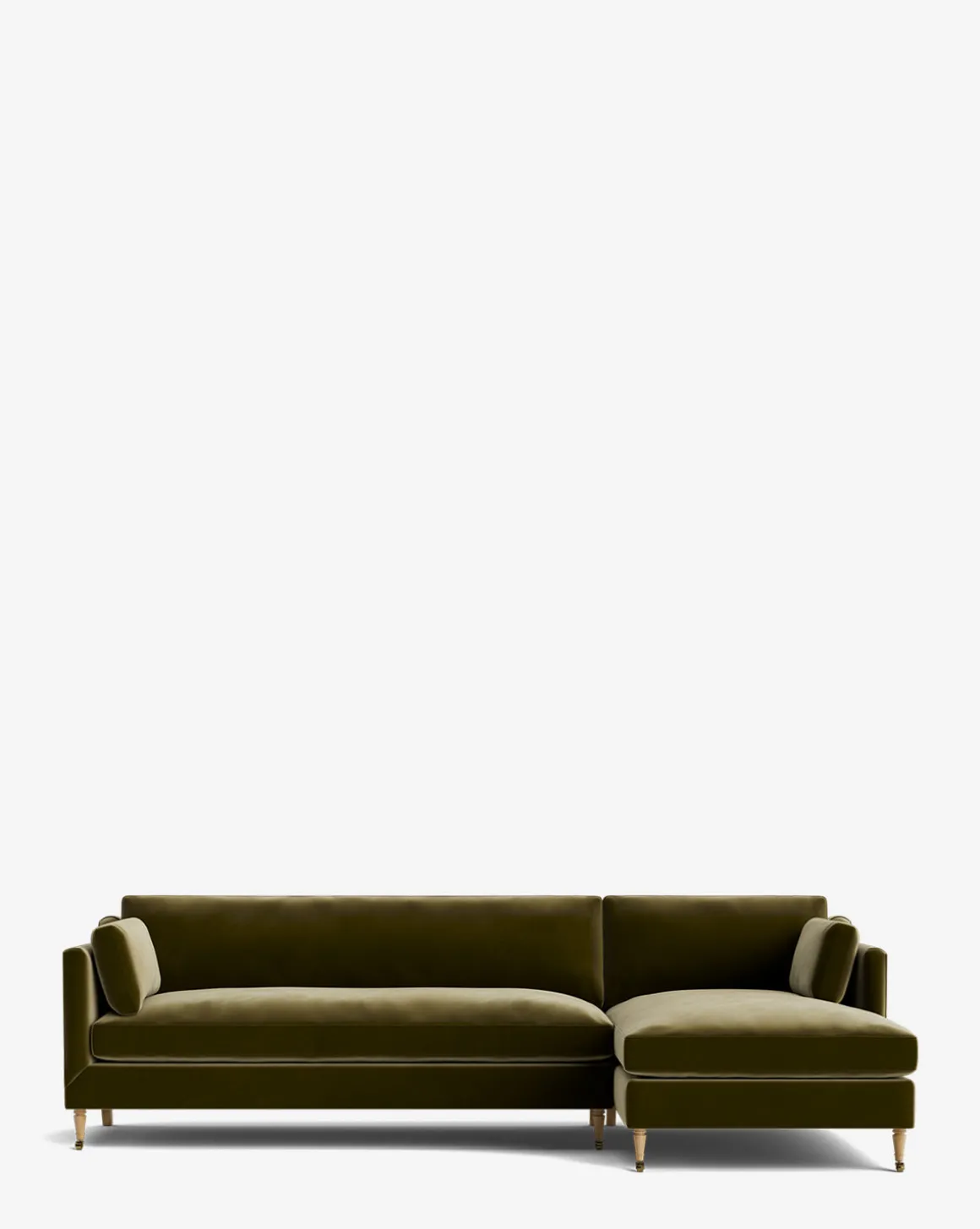 Haverford Upholstered Right Chaise Sectional 113"