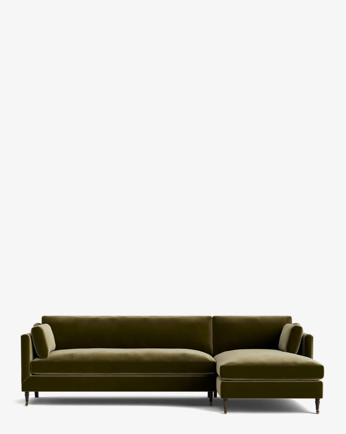 Haverford Upholstered Right Chaise Sectional 113"