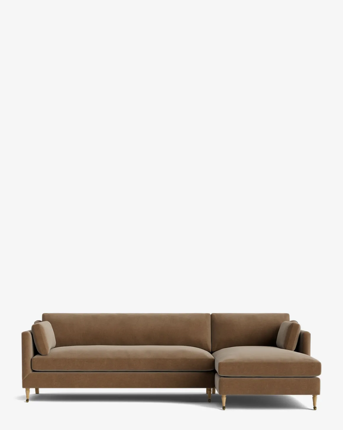 Haverford Upholstered Right Chaise Sectional 113"