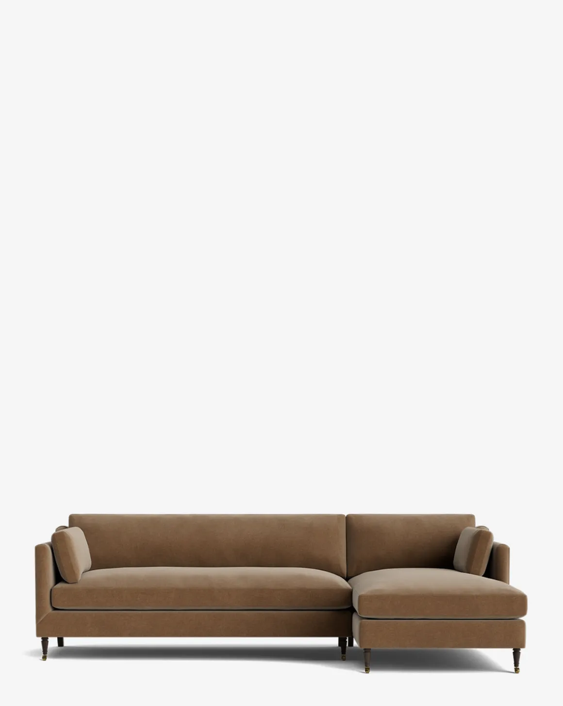 Haverford Upholstered Right Chaise Sectional 113"