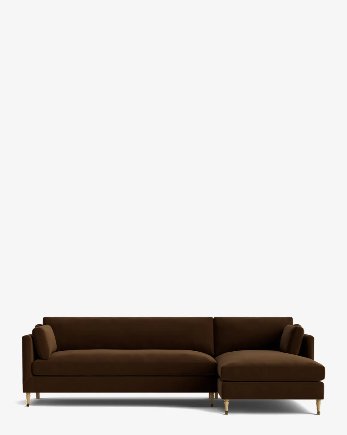 Haverford Upholstered Right Chaise Sectional 113"