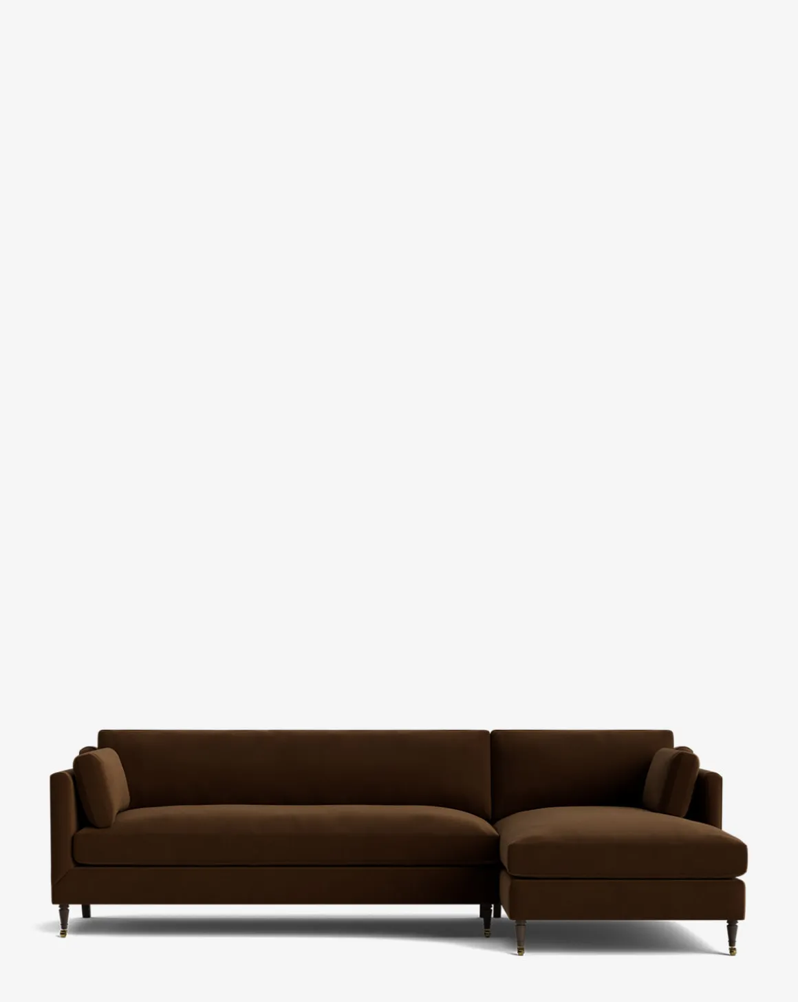Haverford Upholstered Right Chaise Sectional 113"