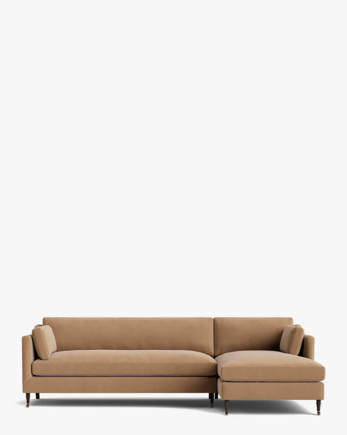 Haverford Upholstered Right Chaise Sectional 113"