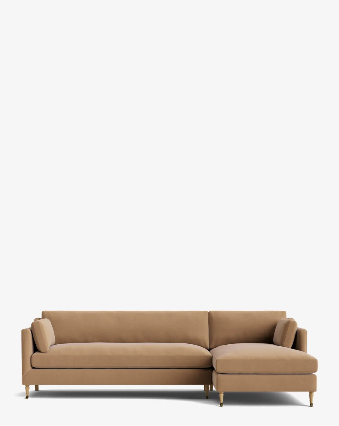 Haverford Upholstered Right Chaise Sectional 113"