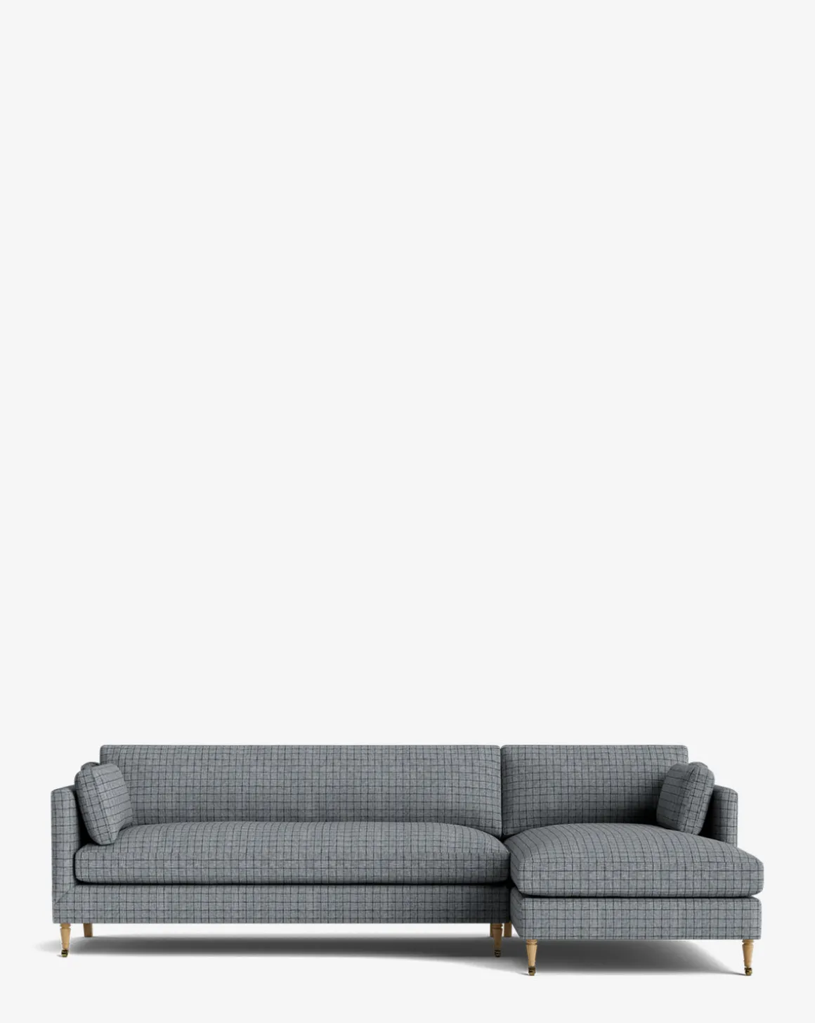 Haverford Upholstered Right Chaise Sectional 113"
