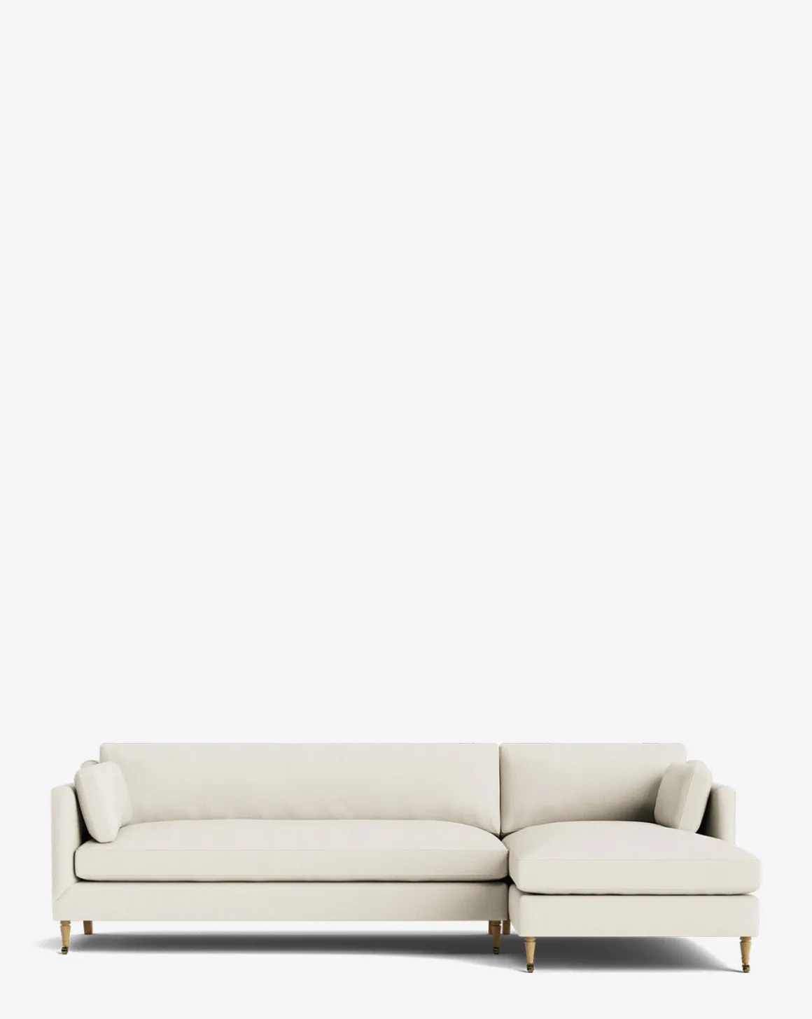 Haverford Upholstered Right Chaise Sectional 113"