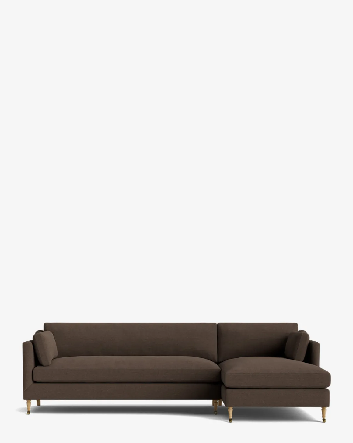 Haverford Upholstered Right Chaise Sectional 113"