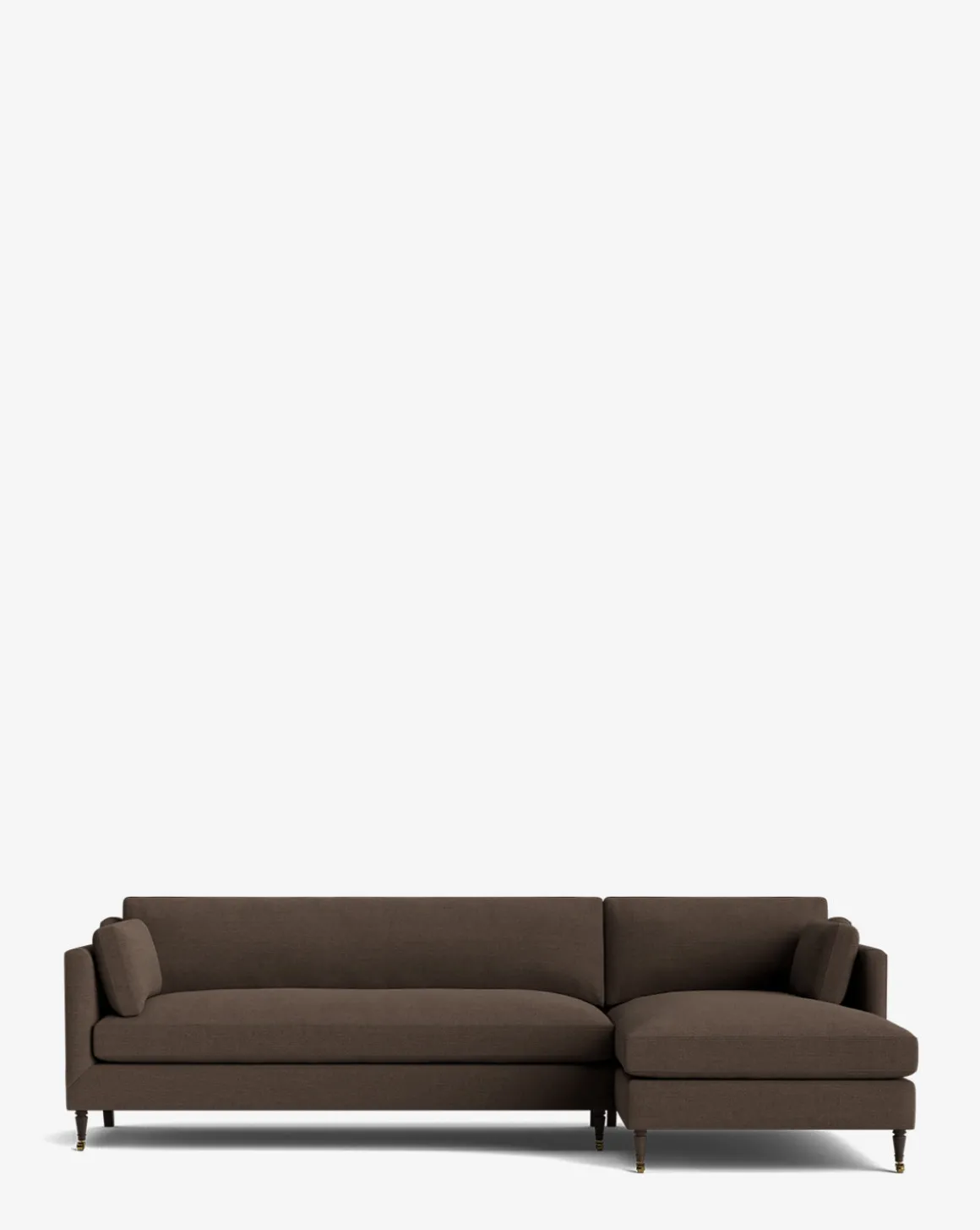 Haverford Upholstered Right Chaise Sectional 113"