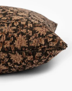 Isolde Velvet Block Print Pillow Cover