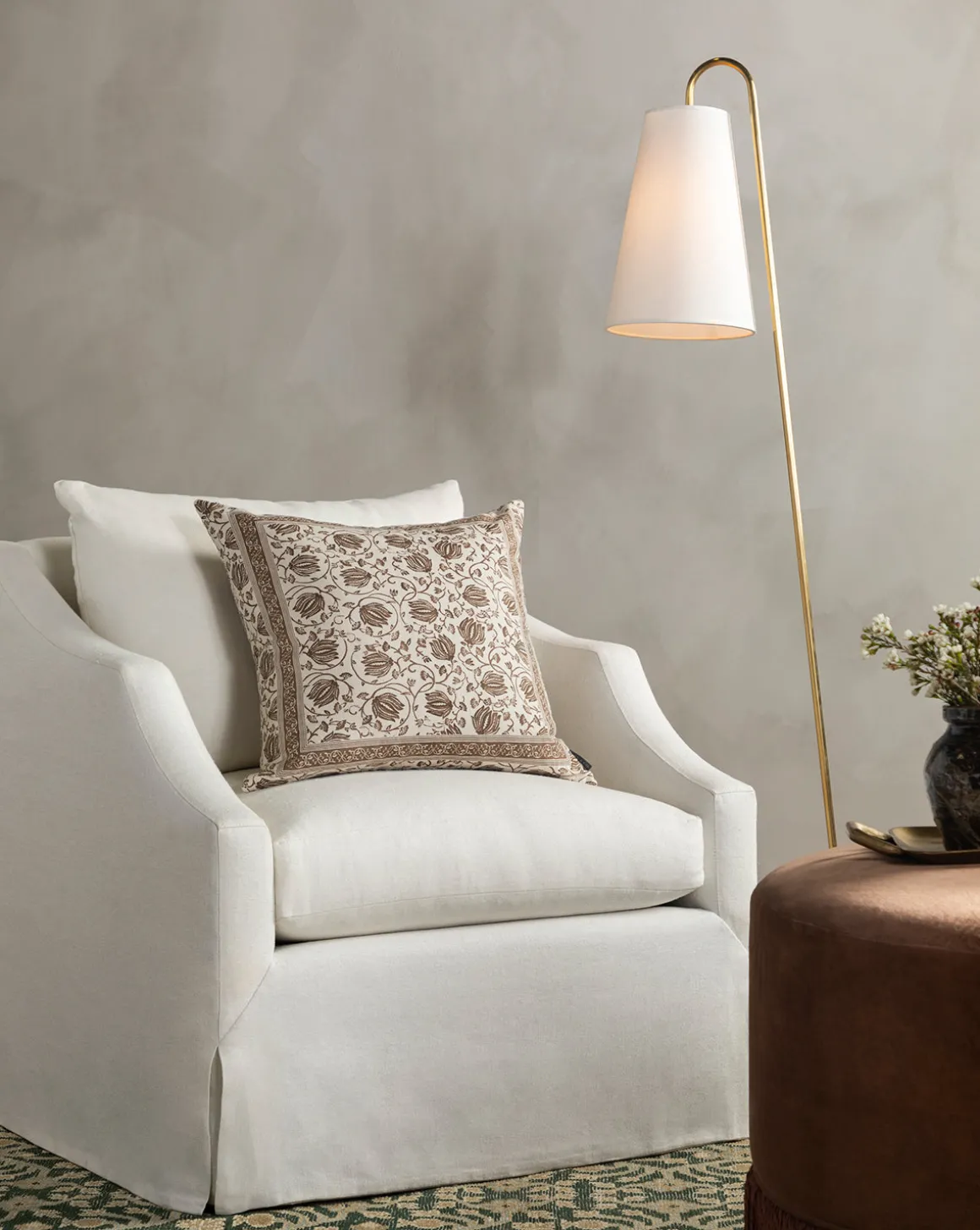 Jolie Floral Pillow Cover