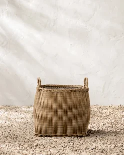Lightwash Handled Planter Basket