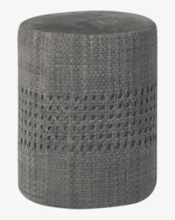 Longmont Suede Ottoman